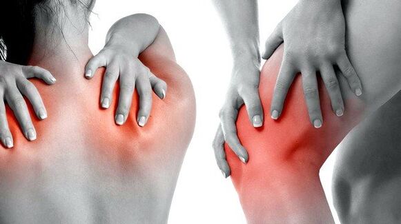 valu lihastes ja liigestes kui sümptom parasiitide esinemisest